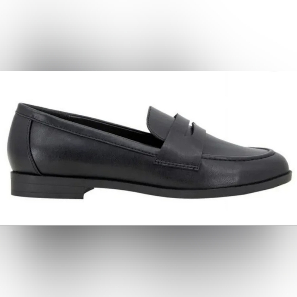 Kensie Gitty Classic Black Women's Penny Loafers Size 7M NWT In Box